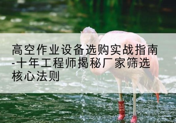 镶黄旗剪叉式升降机厂家-高空作业设备选购实战指南-十年工程师揭秘厂家筛选核心法则